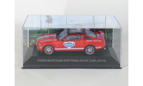 Ford Mustang 5.0, Daytona Pace Car, red, 2010 - Altaya Ford Mustang - 1:43, масштабная модель, scale43