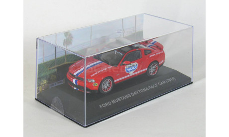 Ford Mustang 5.0, Daytona Pace Car, red, 2010 - Altaya Ford Mustang - 1:43, масштабная модель, scale43