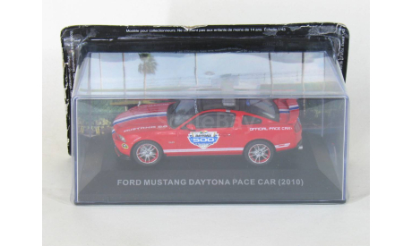 Ford Mustang 5.0, Daytona Pace Car, red, 2010 - Altaya Ford Mustang - 1:43, масштабная модель, scale43