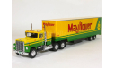 International Transtar 4370 6x4 + полуприцеп фургон джамбо, Mayflower, 1975 - Altaya American Truck - 1:43, масштабная модель, scale43