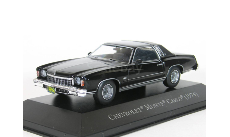 Chevrolet Monte Carlo, black, 1974 - Altaya American Cars - 1:43, масштабная модель, scale43