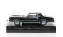 Chevrolet Monte Carlo, black, 1974 - Altaya American Cars - 1:43, масштабная модель, scale43