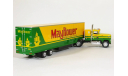 International Transtar 4370 6x4 + полуприцеп фургон джамбо, Mayflower, 1975 - Altaya American Truck - 1:43, масштабная модель, scale43