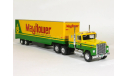 International Transtar 4370 6x4 + полуприцеп фургон джамбо, Mayflower, 1975 - Altaya American Truck - 1:43, масштабная модель, scale43