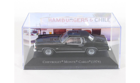 Chevrolet Monte Carlo, black, 1974 - Altaya American Cars - 1:43, масштабная модель, scale43