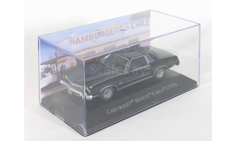 Chevrolet Monte Carlo, black, 1974 - Altaya American Cars - 1:43, масштабная модель, scale43