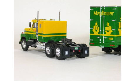 International Transtar 4370 6x4 + полуприцеп фургон джамбо, Mayflower, 1975 - Altaya American Truck - 1:43, масштабная модель, scale43
