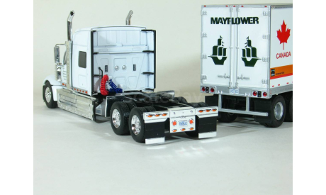 International Lonestar with 56’ Low Roof Sleeper (с низкой крышей) 6x4 + полуприцеп фургон, 2010 - Altaya American Truck - 1:43, масштабная модель, scale43
