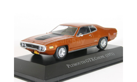 Plymouth GTX 440 +6 Coupe, 1971 - Altaya American Cars - 1:43, масштабная модель, scale43