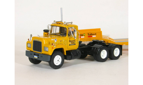 Mack Serie R (R-Series) 6x4 + полуприцеп трал, 1975 - Altaya American Truck - 1:43, масштабная модель, scale43