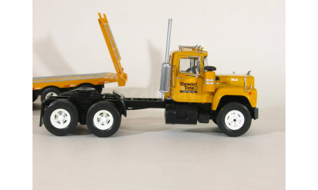 Mack Serie R (R-Series) 6x4 + полуприцеп трал, 1975 - Altaya American Truck - 1:43, масштабная модель, scale43