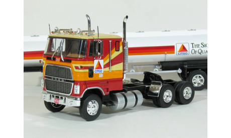 Ford CL 9000 6x4 + полуприцеп цистерна, CITGO, 1979 - Altaya American Truck - 1:43, масштабная модель, scale43