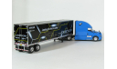 Freightliner Cascadia 6x4 + полуприцеп фургон, 2016 - Altaya American Truck - 1:43, масштабная модель, scale43