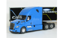 Freightliner Cascadia 6x4 + полуприцеп фургон, 2016 - Altaya American Truck - 1:43, масштабная модель, scale43