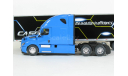 Freightliner Cascadia 6x4 + полуприцеп фургон, 2016 - Altaya American Truck - 1:43, масштабная модель, scale43