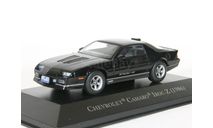 Chevrolet Camaro Iroc-Z, black, 1986 - Altaya American Cars - 1:43, масштабная модель, scale43