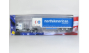 Freightliner FLA 9664 6x4 + полуприцеп фургон джамбо, NorthAmerican, 1985 - Altaya American Truck - 1:43, масштабная модель, scale43