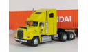 Freightliner FLD 112 6x4 + полуприцеп контейнеровоз, HYUNDAI, 1993 - Altaya American Truck - 1:43, масштабная модель, scale43