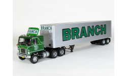 GMC Astro 95 6x4 с полуприцепом фургон, 1970 - Altaya American Truck - 1:43