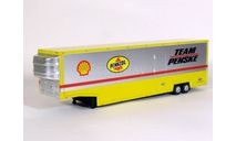 Полуприцеп 2-х осный фургон джамбо, TEAM PENSKE, 2016 - Altaya American Truck - 1:43, масштабная модель, scale43, Freightliner