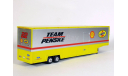 Полуприцеп 2-х осный фургон джамбо, TEAM PENSKE, 2016 - Altaya American Truck - 1:43, масштабная модель, scale43, Freightliner