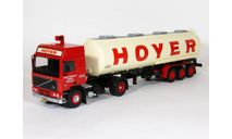 Volvo F12 Globetrotter + полуприцеп цистерна, HOYER, 1977-1993 - Altaya тягачи мира - 1:43, масштабная модель, scale43