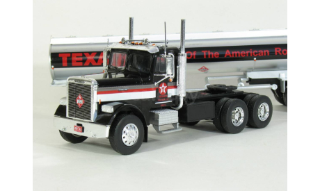 Тягач Freightliner FLC 120 64T 6x4, TEXACO, black, 1983 - Altaya American Truck - 1:43, масштабная модель, scale43
