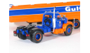 Mack B61T + полуприцеп цистерна, Gulf, 1953-1966 - Altaya тягачи мира - 1:43, масштабная модель, scale43