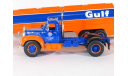 Mack B61T + полуприцеп цистерна, Gulf, 1953-1966 - Altaya тягачи мира - 1:43, масштабная модель, scale43