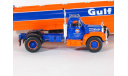 Mack B61T + полуприцеп цистерна, Gulf, 1953-1966 - Altaya тягачи мира - 1:43, масштабная модель, scale43