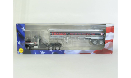 Freightliner FLC 120 64T 6x4 + полуприцеп цистерна, TEXACO, 1983 - Altaya American Truck - 1:43, масштабная модель, scale43