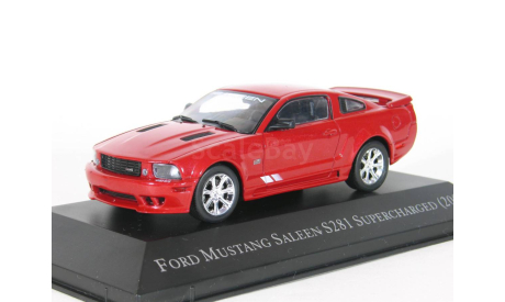 Ford Mustang Saleen S281 Supercharged, 2005 - Altaya American Cars - 1:43, масштабная модель, scale43