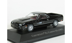 Пикап Chevrolet El Camino SS Ute, black, 1987 - Altaya American Cars - 1:43