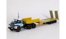 Dodge LCF CT 900 6x4 + полуприцеп трал, 1967 - Altaya American Truck - 1:43, масштабная модель, scale43