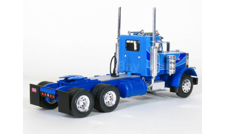 Peterbilt 359 6x4 + полуприцеп лесовоз с бревнами, 1980 - Altaya American Truck - 1:43, масштабная модель, 1/43