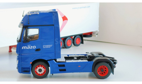 Mercedes-Benz Actros MP4 + полуприцеп фургон рефрижератор, 2017 - SALVAT - 1:43, масштабная модель, scale43