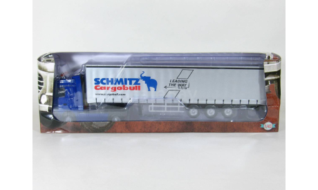 Mercedes-Benz Actros 1844 MK II + полуприцеп еврофура, SCHMITZ, 2002-2008 - Altaya тягачи мира - 1:43, масштабная модель, 1/43