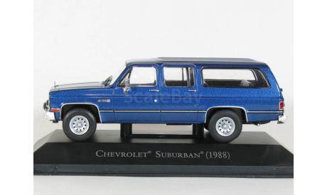 Chevrolet Suburban Sierra Classic 2500 (7 поколение), 1985-1988 - Planeta DeAgostini (Мексика) - 1:43, масштабная модель, scale43