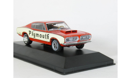 Plymouth Barracuda Неmi 426 Fastback Suреr Stосk Теst Мulе, 1968 - Altaya American Cars - 1:43, масштабная модель, scale43