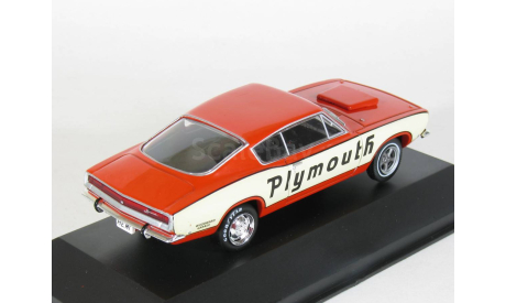 Plymouth Barracuda Неmi 426 Fastback Suреr Stосk Теst Мulе, 1968 - Altaya American Cars - 1:43, масштабная модель, scale43