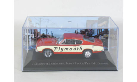 Plymouth Barracuda Неmi 426 Fastback Suреr Stосk Теst Мulе, 1968 - Altaya American Cars - 1:43, масштабная модель, scale43