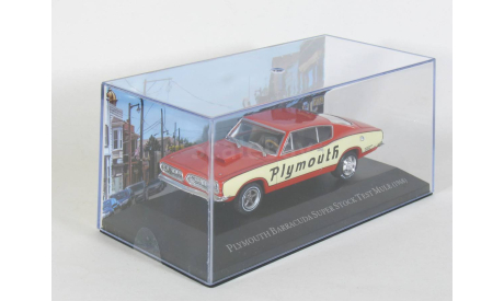 Plymouth Barracuda Неmi 426 Fastback Suреr Stосk Теst Мulе, 1968 - Altaya American Cars - 1:43, масштабная модель, scale43