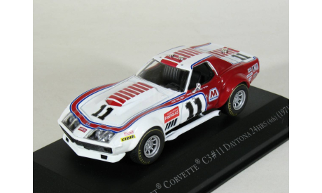 Chevrolet Corvette C3, Daytona 24Hrs, №11, Tony DeLorenzo-Don Yenko, 1971 - Altaya American Cars - 1:43, масштабная модель, scale43