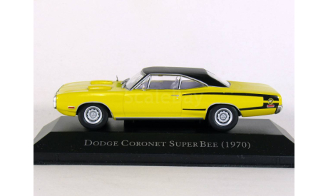Dodge Coronet Super Bee 440, yellow, 1970 - Altaya American Cars - 1:43, масштабная модель, scale43