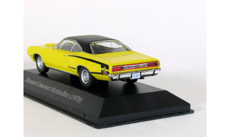 Dodge Coronet Super Bee 440, yellow, 1970 - Altaya American Cars - 1:43, масштабная модель, scale43