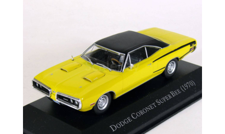 Dodge Coronet Super Bee 440, yellow, 1970 - Altaya American Cars - 1:43, масштабная модель, scale43