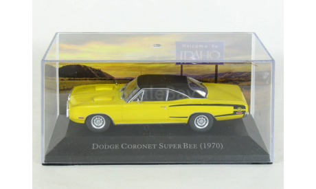 Dodge Coronet Super Bee 440, yellow, 1970 - Altaya American Cars - 1:43, масштабная модель, scale43