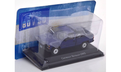 Пикап Chevrolet Silverado Pick Up, 1997 - SALVAT Автолегенды Аргентина 80-90 годов - 1:43, масштабная модель, scale43