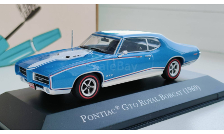 Pontiac GTO Royal Bobcat, 1969 - Altaya American Cars - 1:43, масштабная модель, scale43