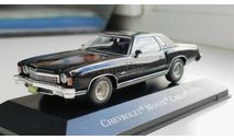 Chevrolet Monte Carlo, black, 1974 - Altaya American Cars - 1:43, масштабная модель, scale43